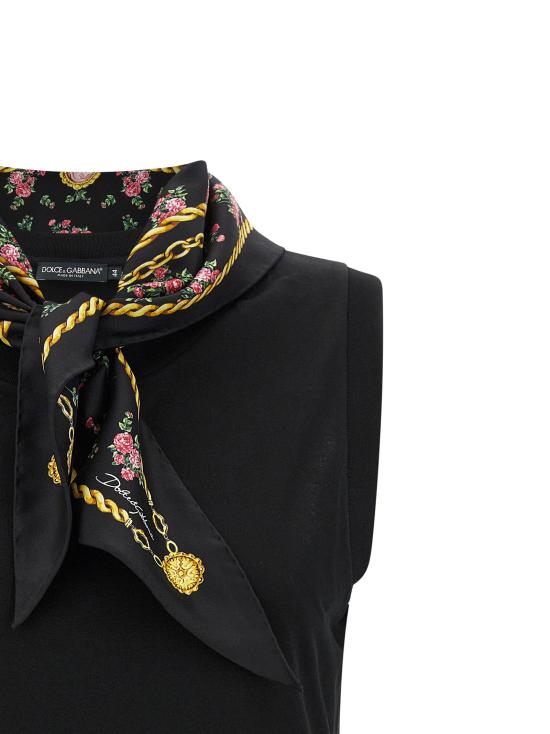  돌체앤가바나 민소매 티셔츠 LDF8W29ZGDDO7N0000 BLACK - DOLCE & GABBANA