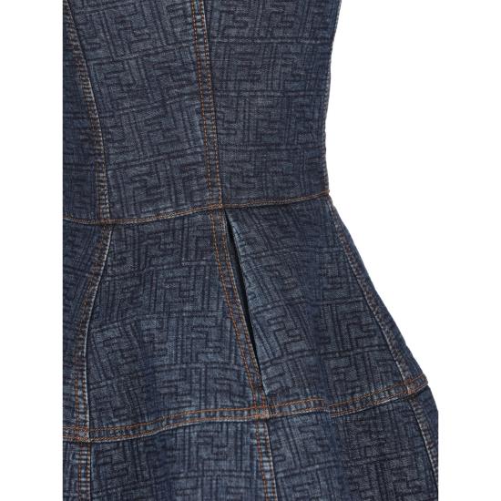 26SS 펜디 원피스 AW82 FLD568 F1UKI BLUE - FENDI