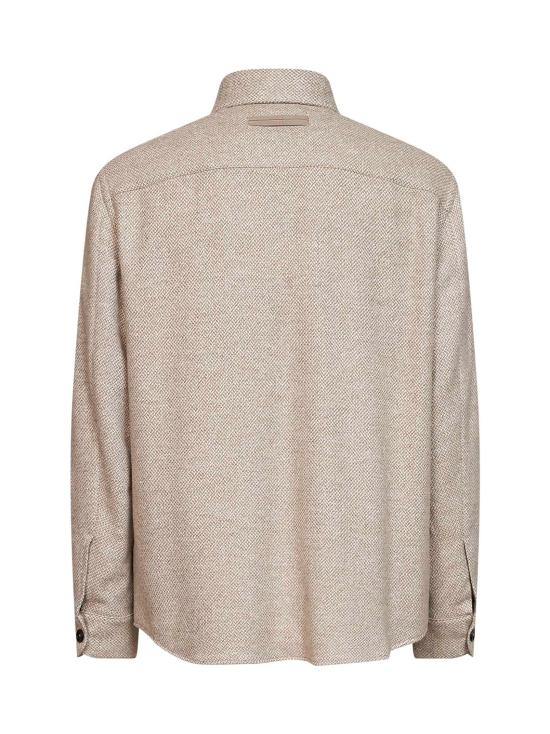 26FW 에르메네질도제냐 셔츠 UIV10A4SOT52KN3 BEIGE - ERMENEGILDO ZEGNA