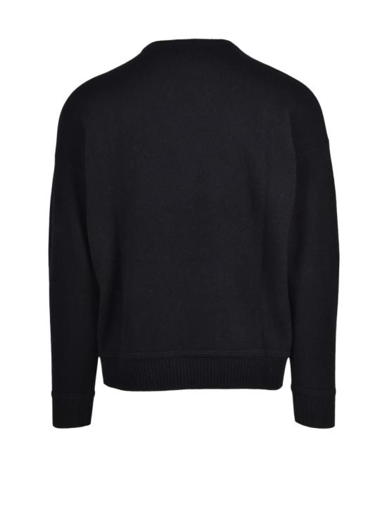 25FW 리프리지웨어 니트웨어 블랙 울 크루넥 스웨터 - REFRIGIWEAR