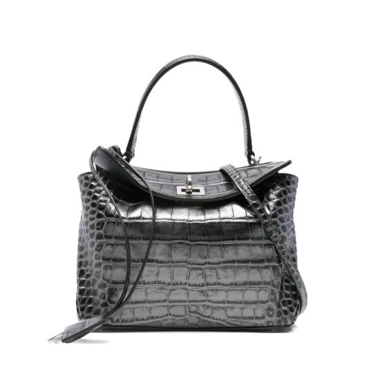 25FW 발렌시아가 로데오 미니 핸드백 843712 2AB5M 1015 SILVER