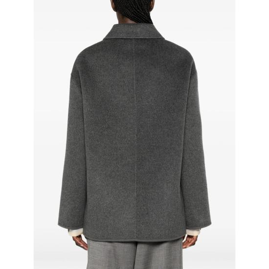 26FW 로에 코트 420 11 409 DKGRM GRAY - ROHE