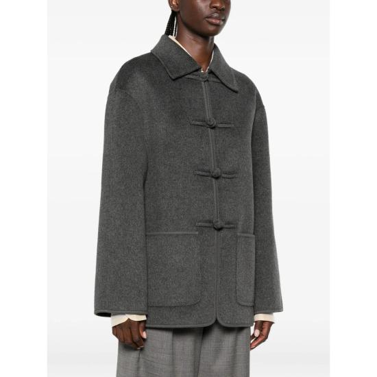 26FW 로에 코트 420 11 409 DKGRM GRAY - ROHE