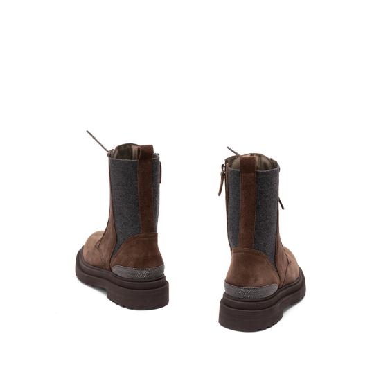 26FW 브루넬로 쿠치넬리 부츠 MZSFG3308 C9885 BROWN - BRUNELLO CUCINELLI