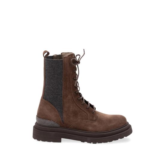 26FW 브루넬로 쿠치넬리 부츠 MZSFG3308 C9885 BROWN
