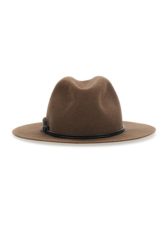 26FW 브루넬로 쿠치넬리 모자 MCAP90233 BROWN - BRUNELLO CUCINELLI