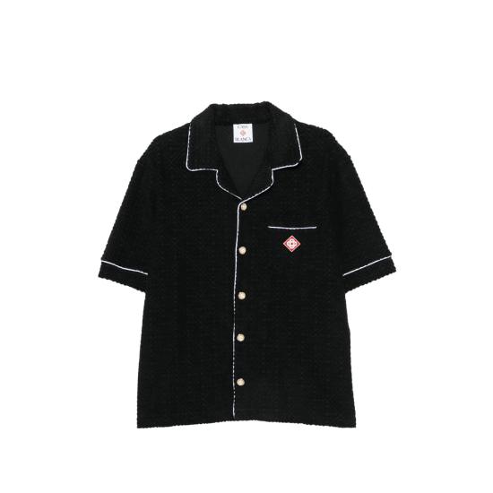 26FW 카사블랑카 셔츠 PF26 SH 085 02 BLACK