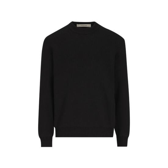 26FW 골든구스 Golden 레터링 밀리터리 크루넥 스웨터 GMP00841 P001972 90100 BLACK