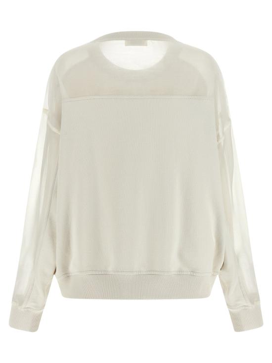  브루넬로 쿠치넬리 긴팔 티셔츠 LDMN05NB2R00C9443 IVORY - BRUNELLO CUCINELLI