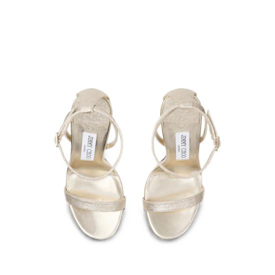 26FW 지미추 힐/펌프스 MOZA PF 120 DXB PLATI GOLD - JIMMY CHOO