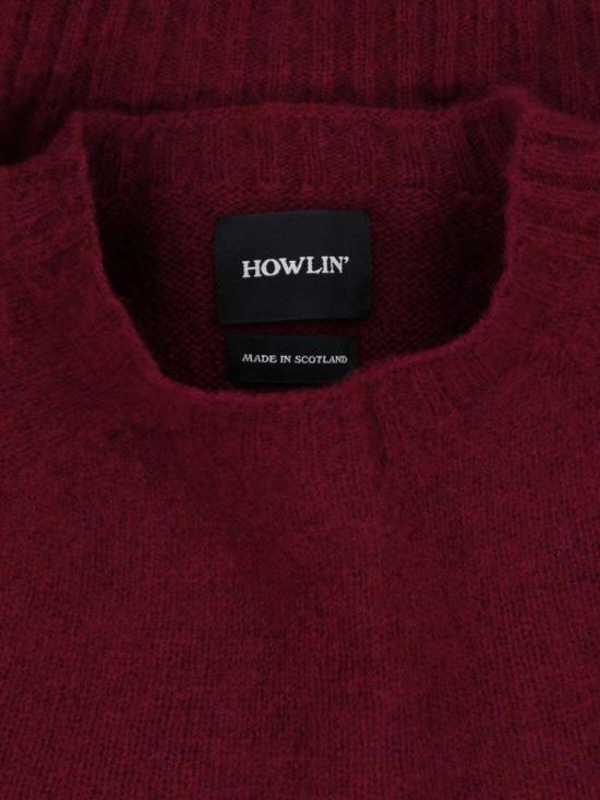 26FW 하울린 버쓰 오브 더 쿨 스웨터 BIRTH OF THE COOLWINE Burgundy - HOWLIN