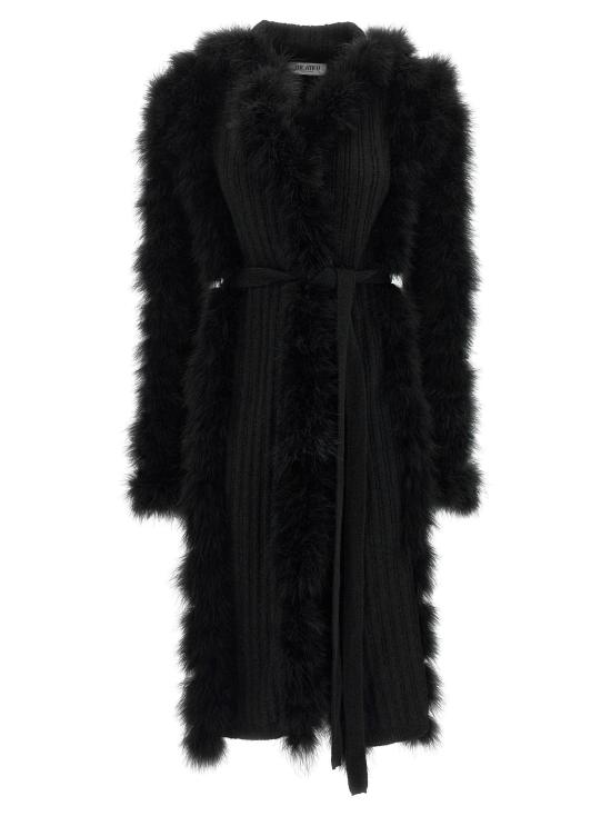 디 아티코 코트 LD261WCC00100KMX007FS100 BLACK