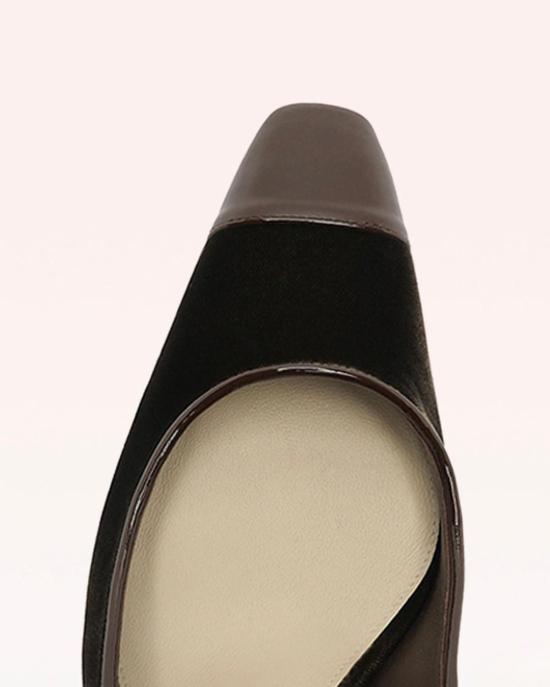  알렉산더버만 샌들 알렉상드르 비르만 티타 웨이브 60  브라운 - ALEXANDRE BIRMAN