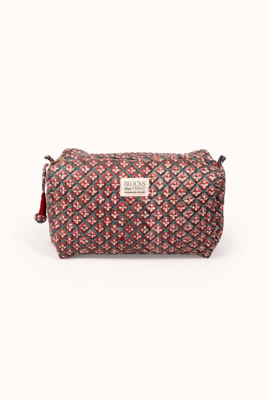  Blocks that Print 캐리어 블록 프린트 대형 퀼트 여행용 파우치 - OTHER BRANDS