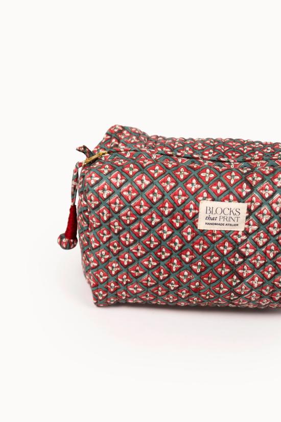  Blocks that Print 캐리어 블록 프린트 대형 퀼트 여행용 파우치 - OTHER BRANDS