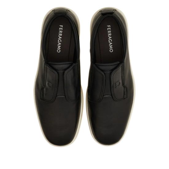 26FW 살바토레 페라가모 스니커즈 02A000 0786862 M NERBI BLACK - SALVATORE FERRAGAMO