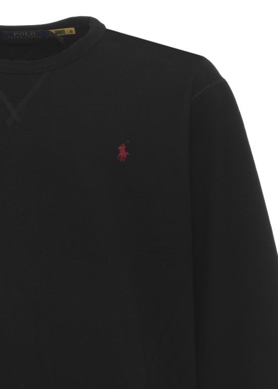 26FW 폴로 랄프로렌 포니 로고 자수 맨투맨 710766772001 Black - POLO RALPH LAUREN