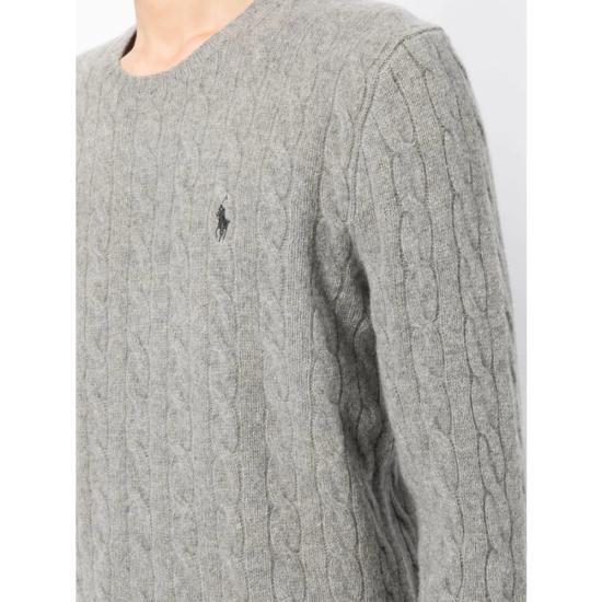 26FW 랄프 로렌 스웨터 710876762012 GREYH GRAY - RALPH LAUREN