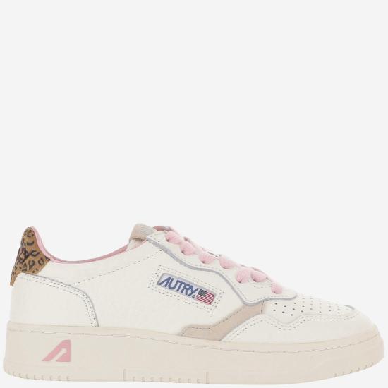 26FW 오트리 메달리스트 로우 레더 스니커즈 AULWNZ01 BEIGE - AUTRY