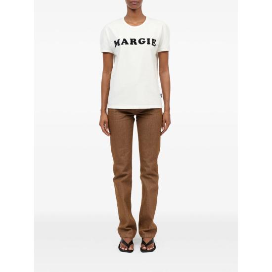 26SS MM6 메종마르지엘라 폴로 티셔츠 M20108 S62GD0212 101 WHITE - MM6 MAISON MARGIELA