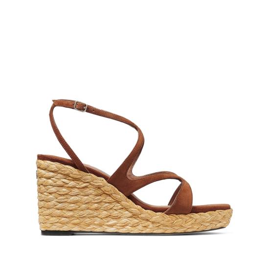 26SS 지미추 샌들 AYLA 85 CUG TAN BROWN