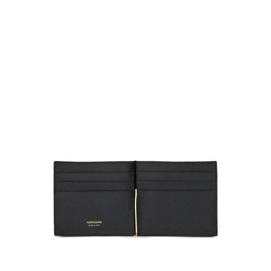 26FW 살바토레 페라가모 간치니 머니클립 반지갑 661475 0776473 NERO BLACK - SALVATORE FERRAGAMO