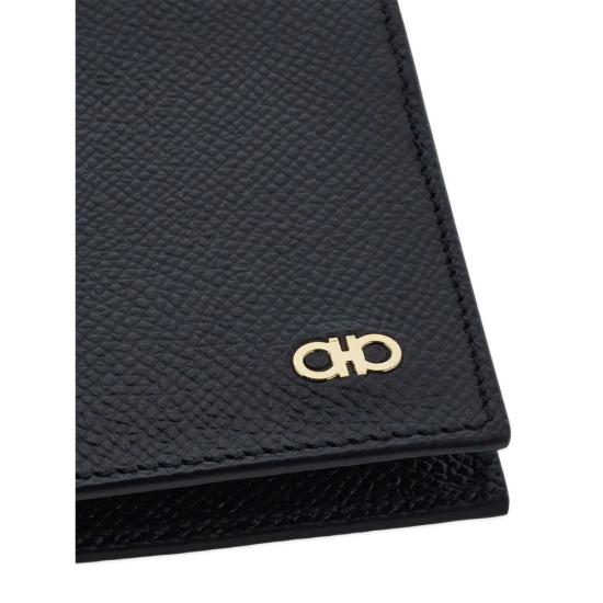 26FW 살바토레 페라가모 간치니 머니클립 반지갑 661475 0776473 NERO BLACK - SALVATORE FERRAGAMO