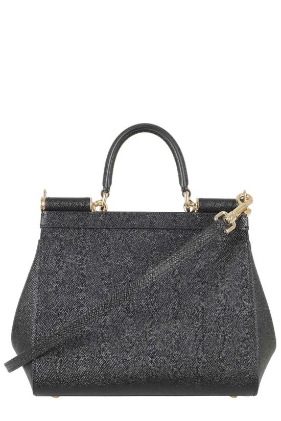 26FW 돌체앤가바나 미디움 시실리 핸드백 BB6003 B1001 099 Black - DOLCE & GABBANA