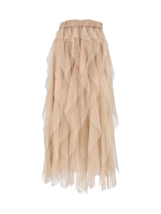 26FW 에르마노 설비노 스커트 D49EM058E85 Neutrals