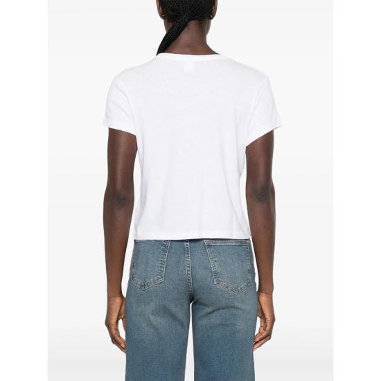 26FW 리던 폴로 티셔츠 024 02WBXT011 OPWHI WHITE - RE/DONE