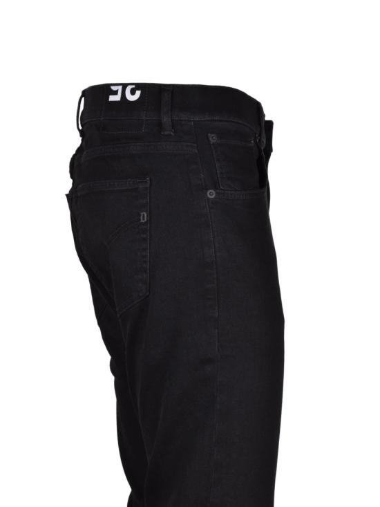25FW 돈답 데님 재활용 소재로 만든 초슬림 블랙 진 - DONDUP