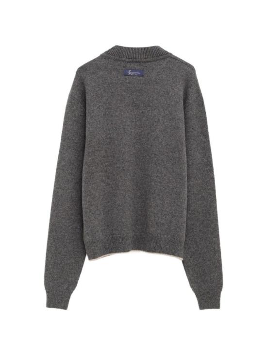 26FW 자크뮈스 니트웨어 SWM00635 AK00264 950 Grey - JACQUEMUS