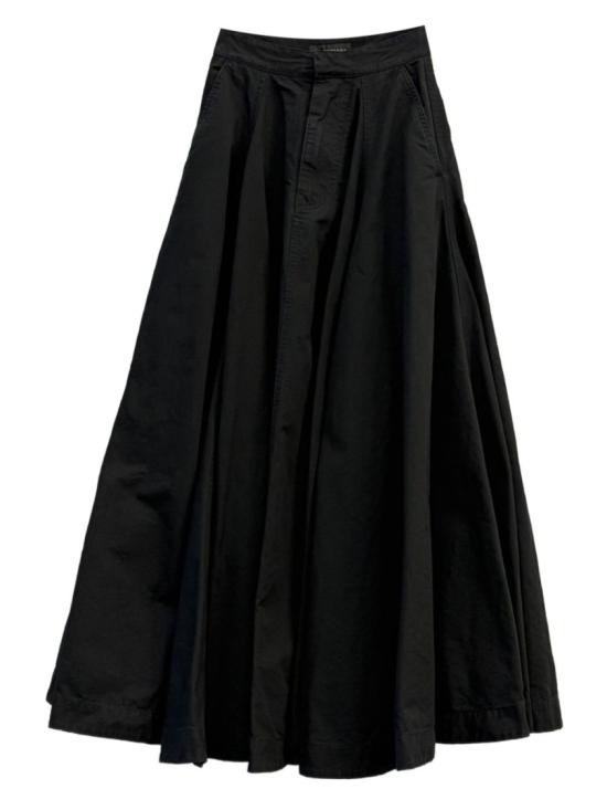 26SS 발렌시아가 고뎃 맥시 스커트 857766TQP131000 Black