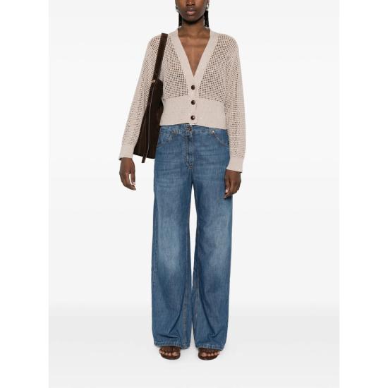 26SS 브루넬로 쿠치넬리 니트웨어 MDV762106 C069 BEIGE - BRUNELLO CUCINELLI