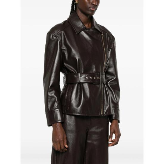 26FW 막스마라 스튜디오 자켓 MSTGIUSTO 013F 003 BROWN - MAX MARA STUDIO