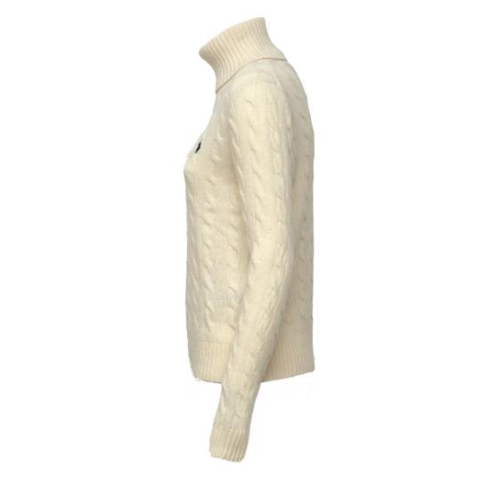 26FW 폴로 랄프로렌 울 캐시미어 케이블 니트 터틀넥 211888686012 Neutrals - POLO RALPH LAUREN