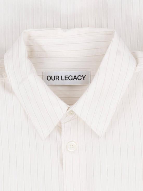 26FW 아워레가시 셔츠 M4262BCSCREAM STRIPE CEREMONY VISCOSE Neutrals - OUR LEGACY