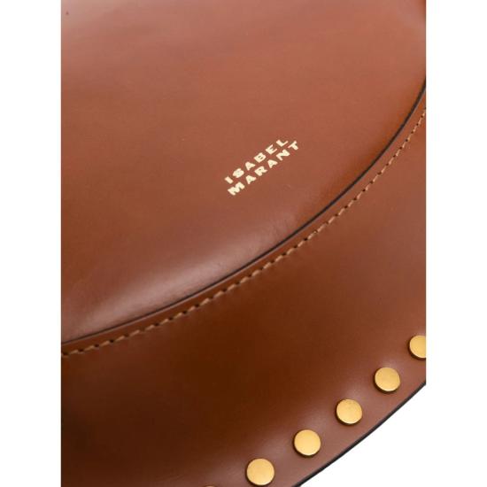 26FW 이자벨마랑 나오코 레더 숄더백 A1C01M PP0001FA 50CO BROWN - ISABEL MARANT