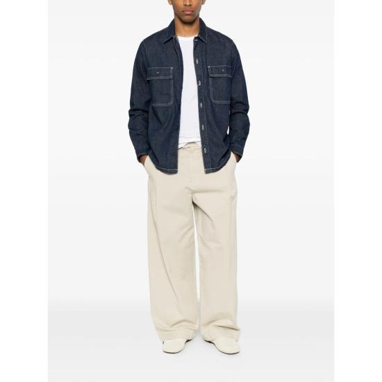 26SS 삼소앤삼소 셔츠 15962 SADAMON DKIND BLUE - SAMSOE SAMSOE