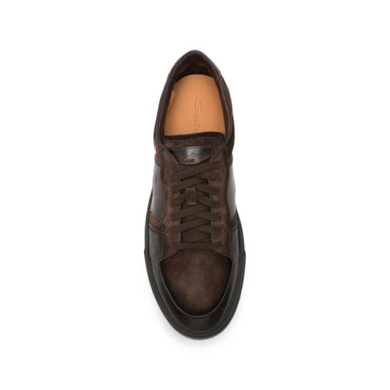 26FW 산토니 스니커즈 MBGT22221SMOT GEUT50 BROWN - SANTONI
