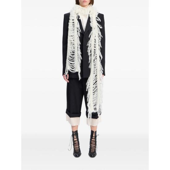 26FW 앤 드뮐미스터 머플러/스카프 B0014549 KN096 006 WHITE - ANN DEMEULEMEESTER
