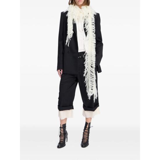 26FW 앤 드뮐미스터 머플러/스카프 B0014549 KN096 006 WHITE - ANN DEMEULEMEESTER