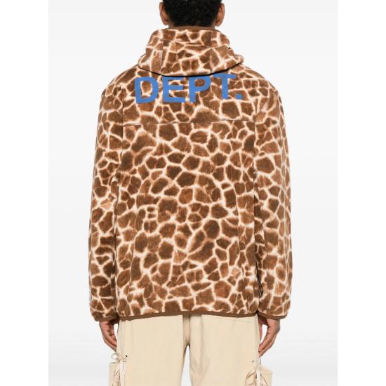 26SS 갤러리 디파트먼트 후드 티셔츠 TF 50021 GIRAF BROWN - GALLERY DEPT