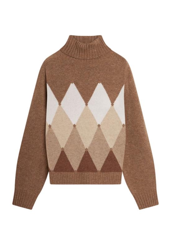 26FW 발렌타인 니트웨어 B1P836 7W006 Brown