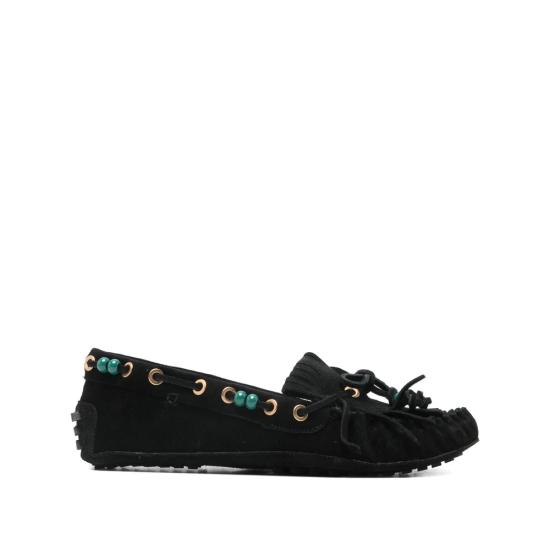 26SS 팜 리오 플랫 슈즈 354667 L0002 BLACK