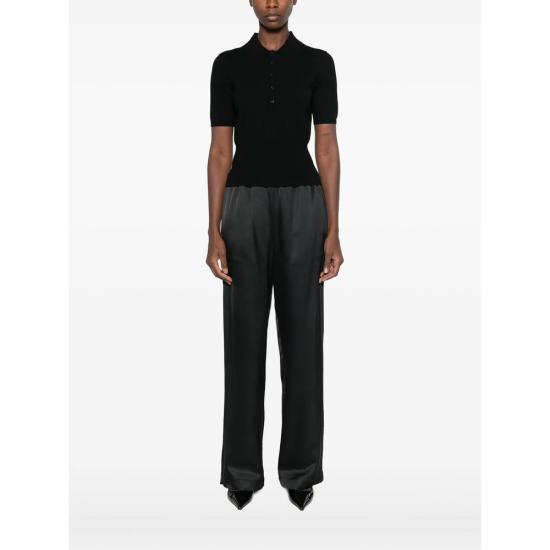 26FW 엘리자베타프랜치 폴로 티셔츠 MK23S67E2 110 BLACK - ELISABETTA FRANCHI