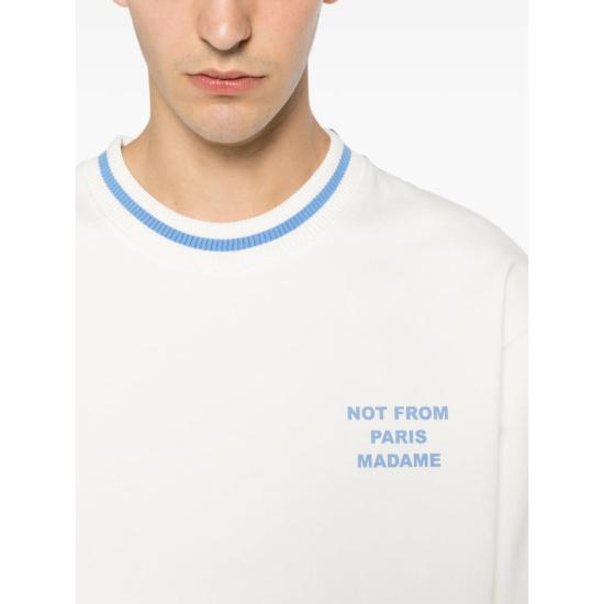 26FW 드롤드무슈 긴팔 티셔츠 L SW140 CO127 OFFWH WHITE - DROLE DE MONSIEUR