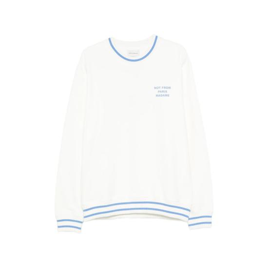 26FW 드롤드무슈 긴팔 티셔츠 L SW140 CO127 OFFWH WHITE