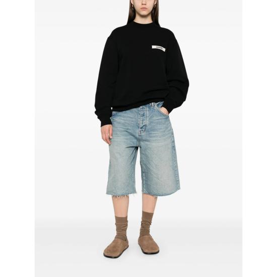 26FW 자크뮈스 그로그랭 스웨트 셔츠 SSM00206 AJ00126 990 BLACK - JACQUEMUS