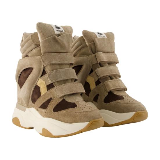 26FW 이자벨마랑 BALSKEE 발스키 웨지 스니커즈 BK0009FA D2E07S SNBW BEIGE - ISABEL MARANT